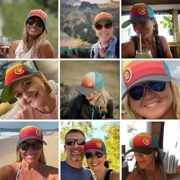 Unisex Snapback Trucker Hat, Sunset Fader Style, Outdoor Cap main image 4